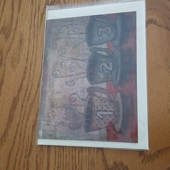 BRAND NEW Lot Of 3 Blank Janice Scherer Art Notecards - Picture 5 of 6